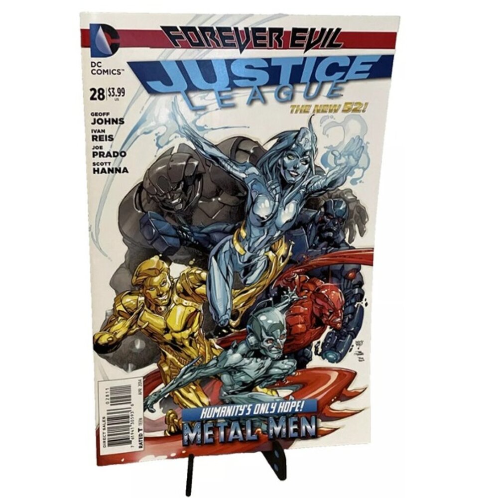 Forever Evil Justice League Vol 2 #28 Forever Worthy 2014 Textless Cover Geoff J